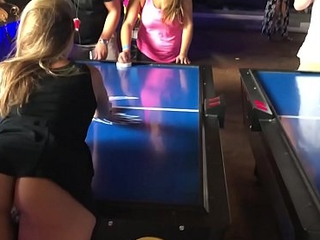 Teen Plays Air hockey roughly her exasperation overseas in my complexion